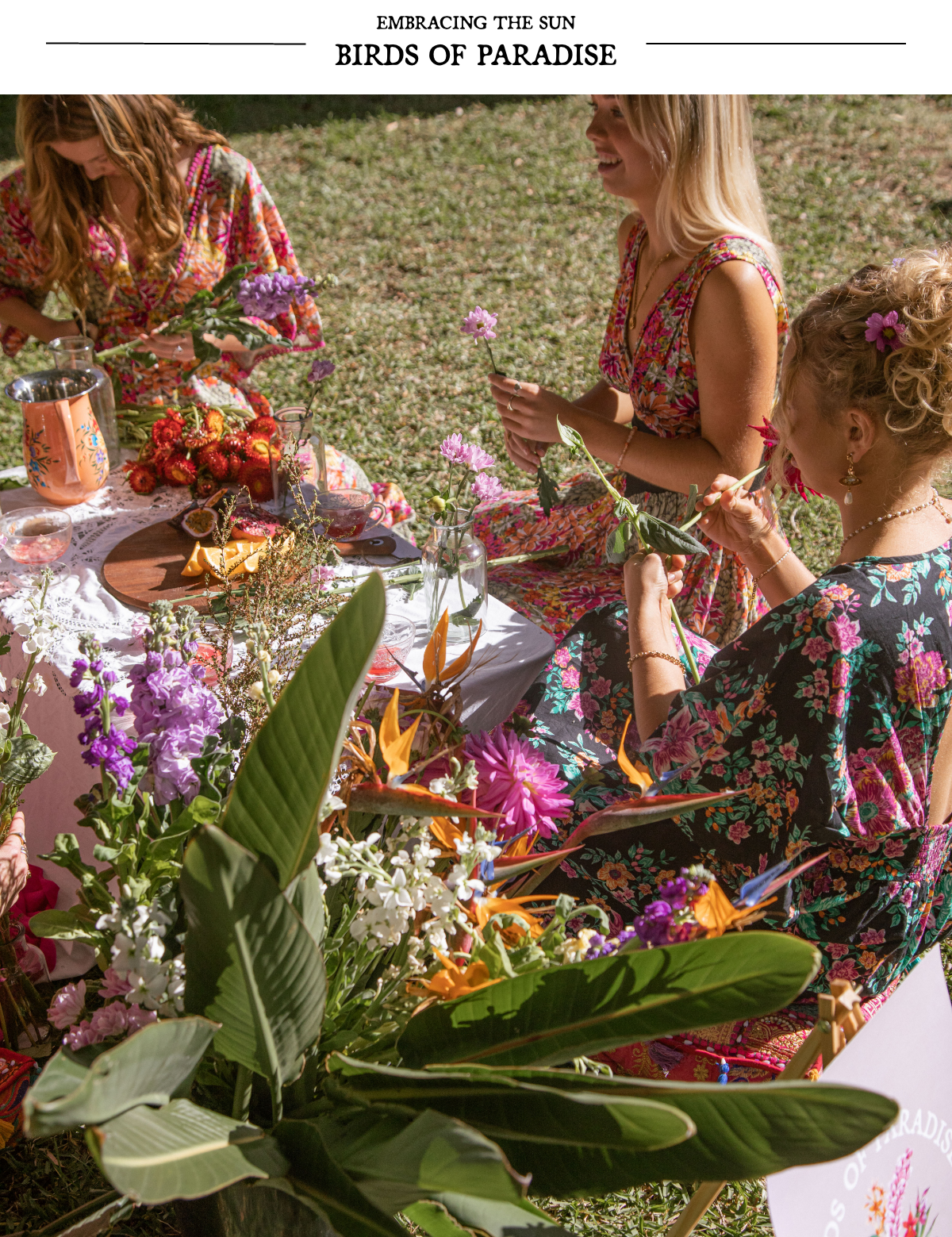 Tropical Escape: Celebrating our capsule collection Birds of Paradise