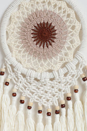 Round Macrame Brown Wall Hanging