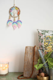 Tree of Life Pastel Leaf Wall Hanging