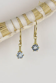 Kian Blue Topaz Earrings