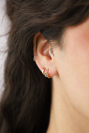 Galaxy Gold Hoops