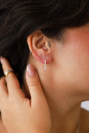 Marinela Silver Hoops