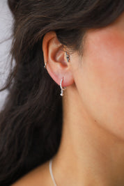 Marinela Silver Hoops