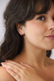 Bamboo Gold Hoops