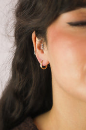 Amaya Gold Hoops