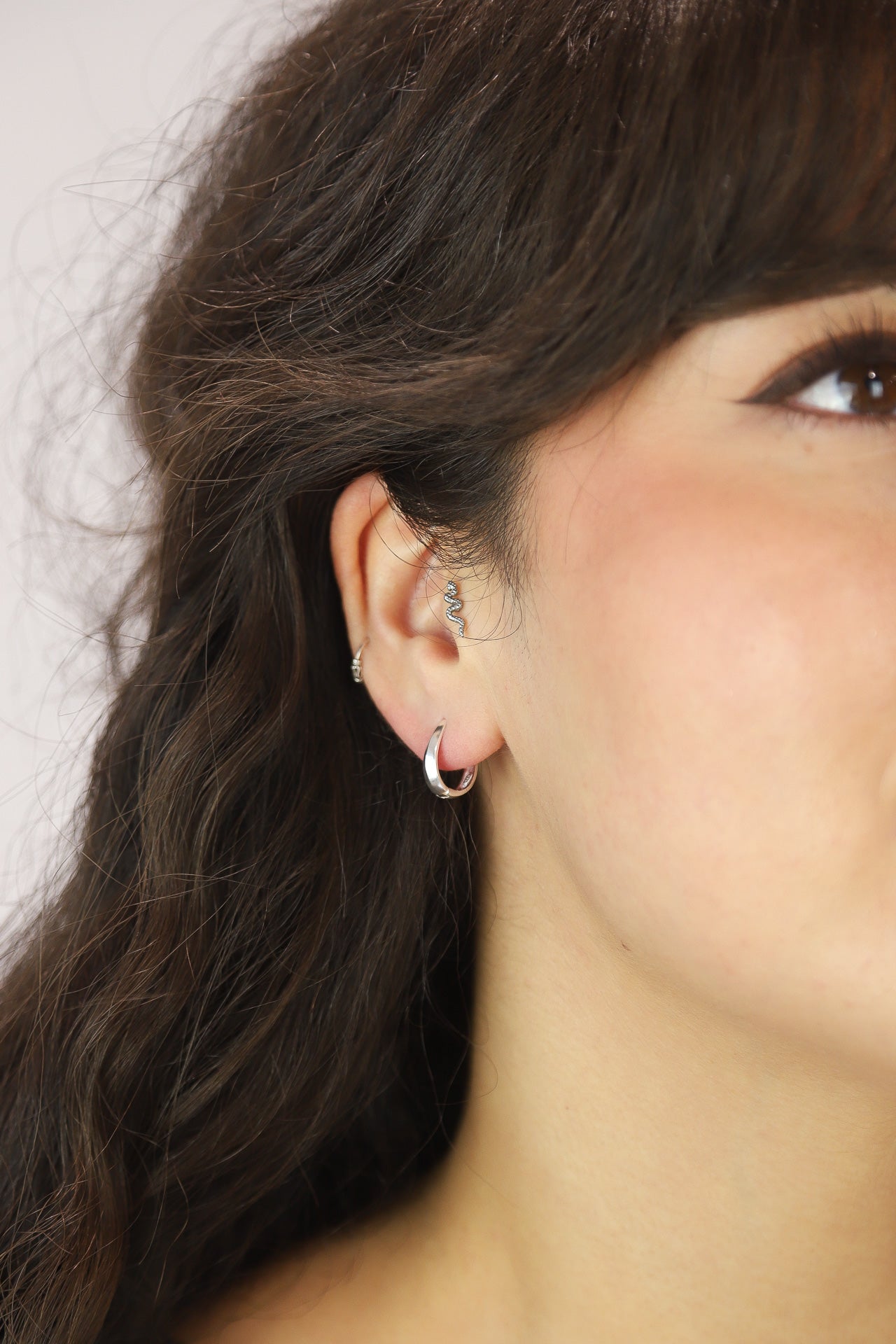 Amaya Silver Hoops