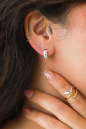 Jianna Silver Hoops