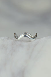 Silver Wave Ring