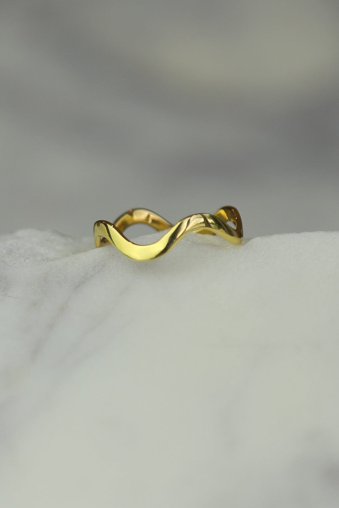Gold Wave Ring