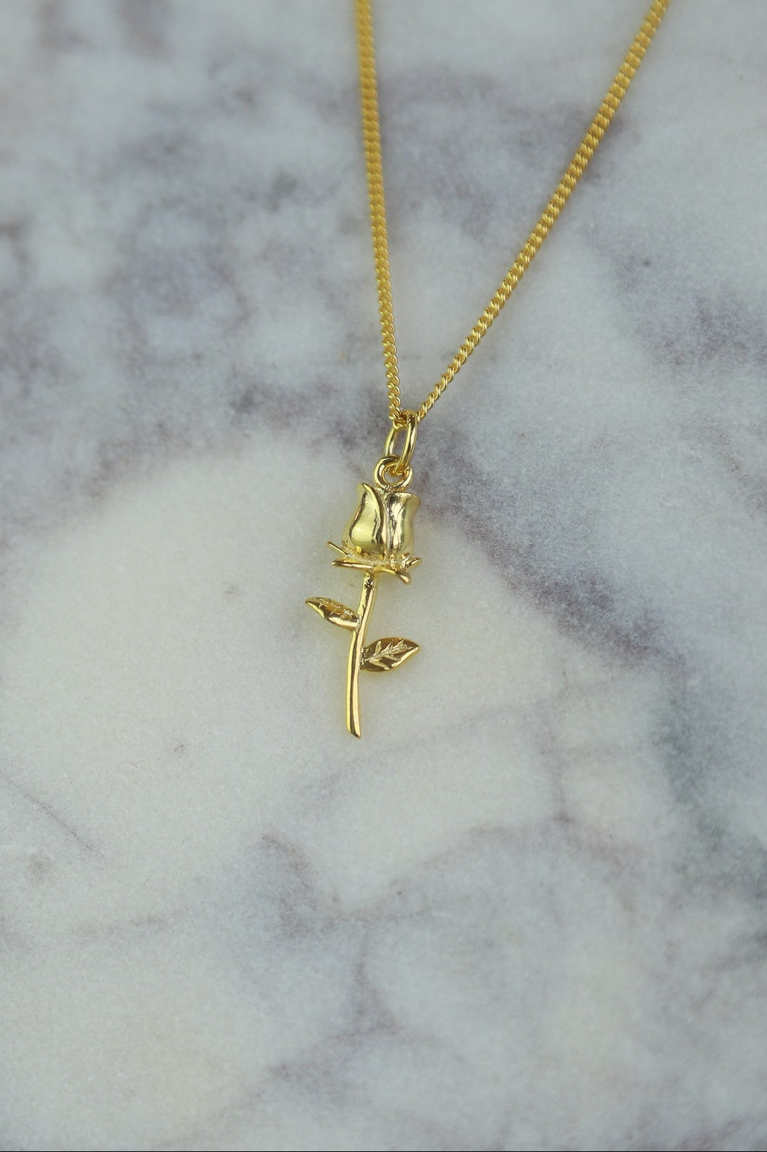 Wild Rose Gold Necklace