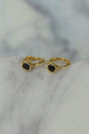 Galaxy Gold Hoops