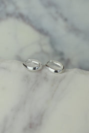 Amaya Silver Hoops