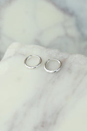 Alda Silver hoops