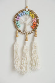 Rainbow Tree Tassel Wall Hanging