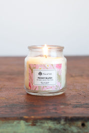 Peony Blush Jar Candle