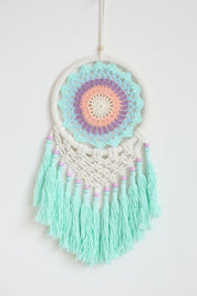 Round Macrame Pastel Wall Hanging