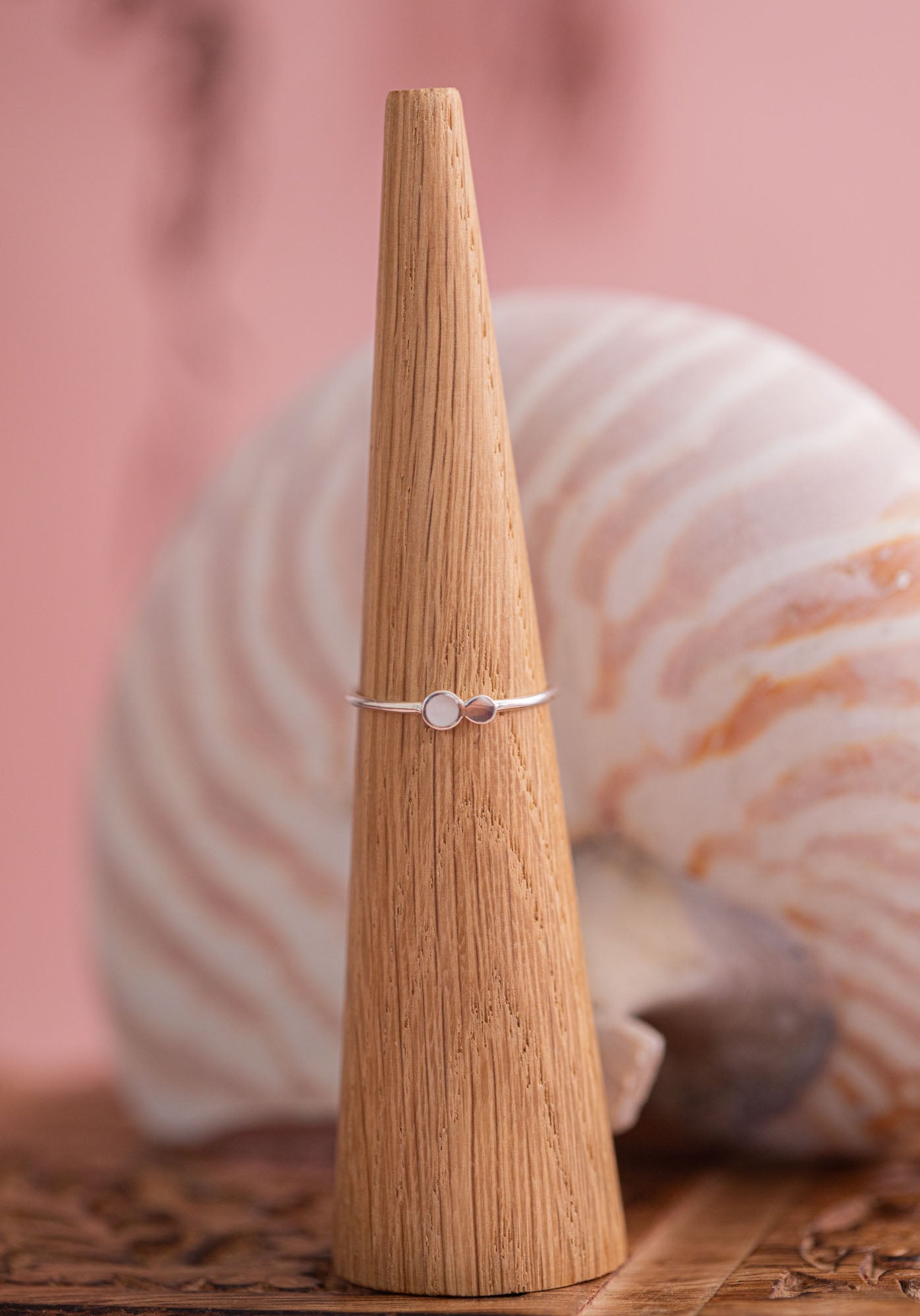 Duet Mother of Pearl Ring