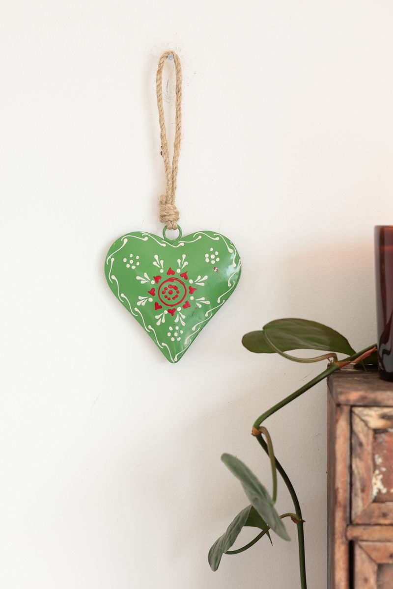 Green Heart Hanging