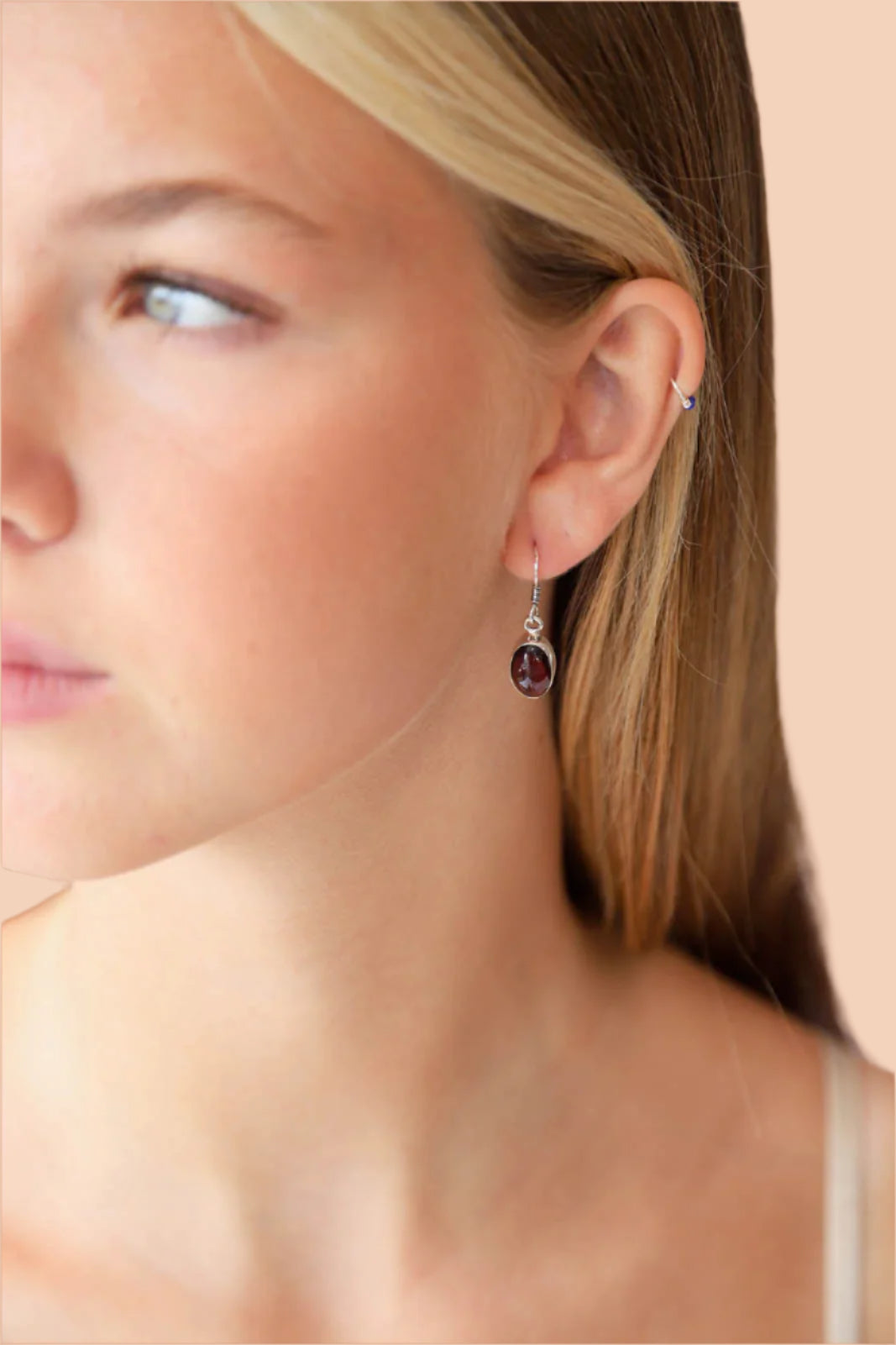 Garnet Lula Earrings