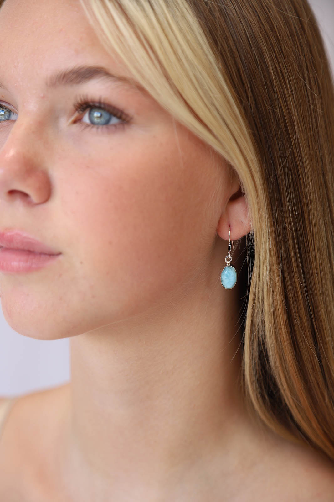 Larimar Lula Earrings