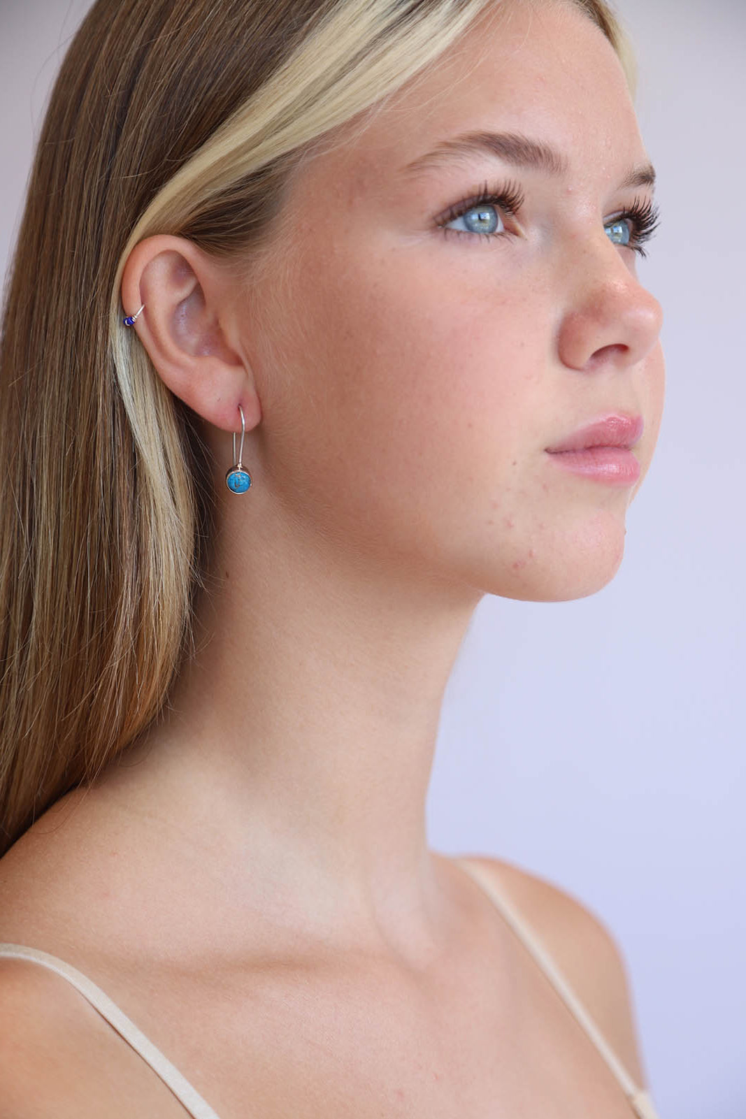 Kalia Blue Turquoise Earrings
