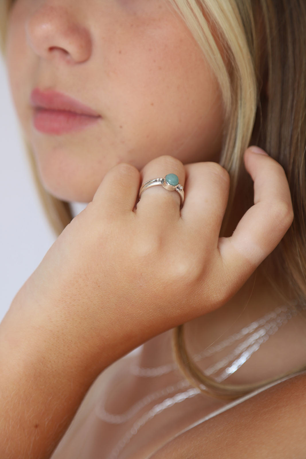 Amazonite Uko Ring