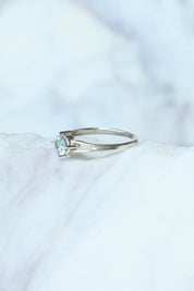 Blue Topaz Ivy Gemstone Ring