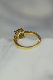 Peridot Gold Agatha Claw Set Ring