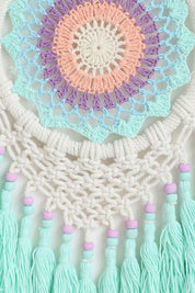 Round Macrame Pastel Wall Hanging