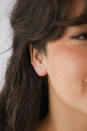 Zen Silver Snake Studs