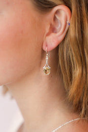 Felisa Citrine Drop Earrings