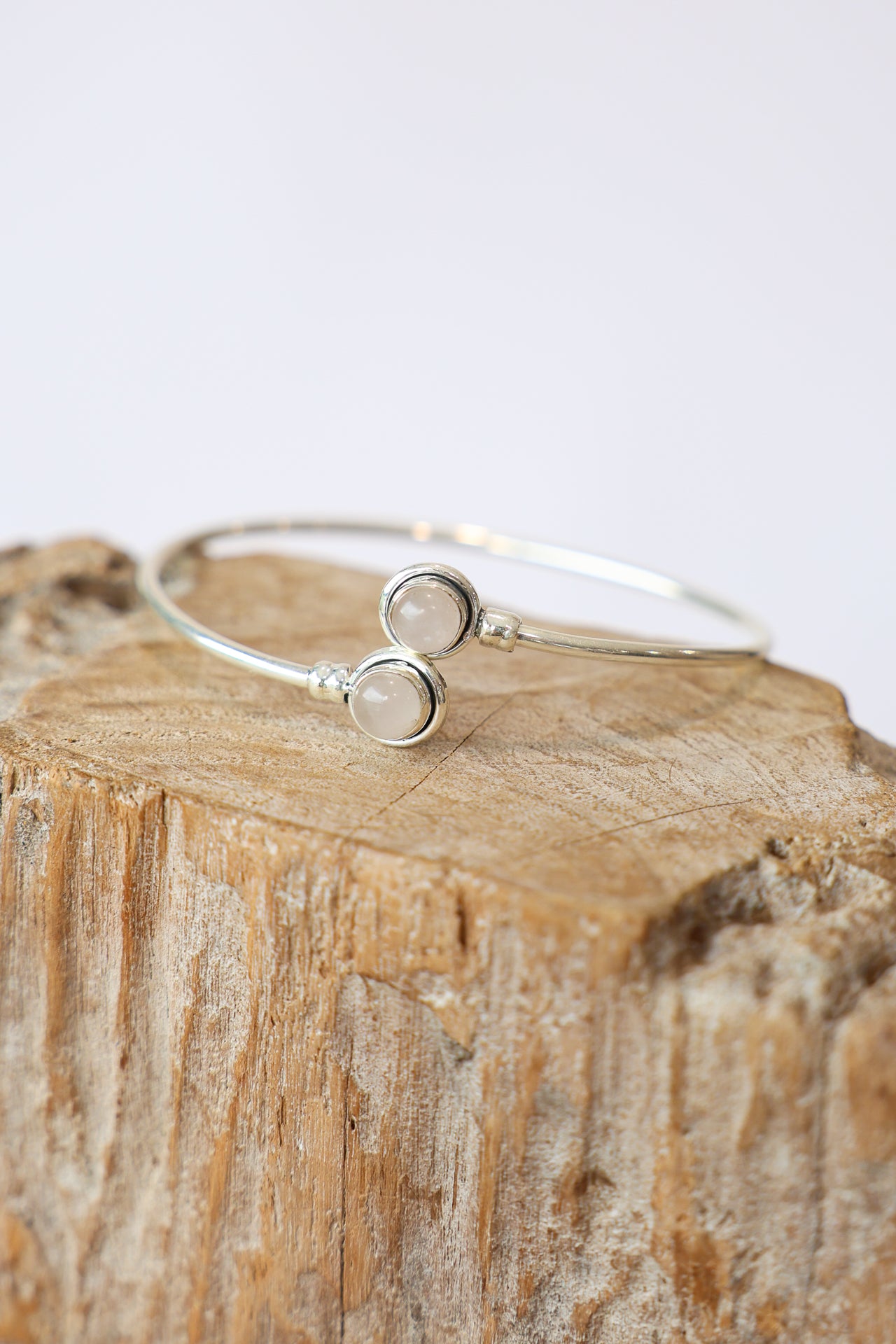 Fine Wrap Rose Quartz Bracelet