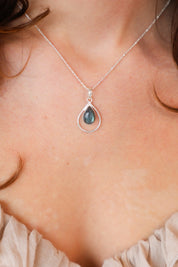 Ella Labradorite Teardrop Pendant