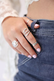 Siah Swirl Ring