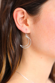 Crescent Moon Cutout Drops