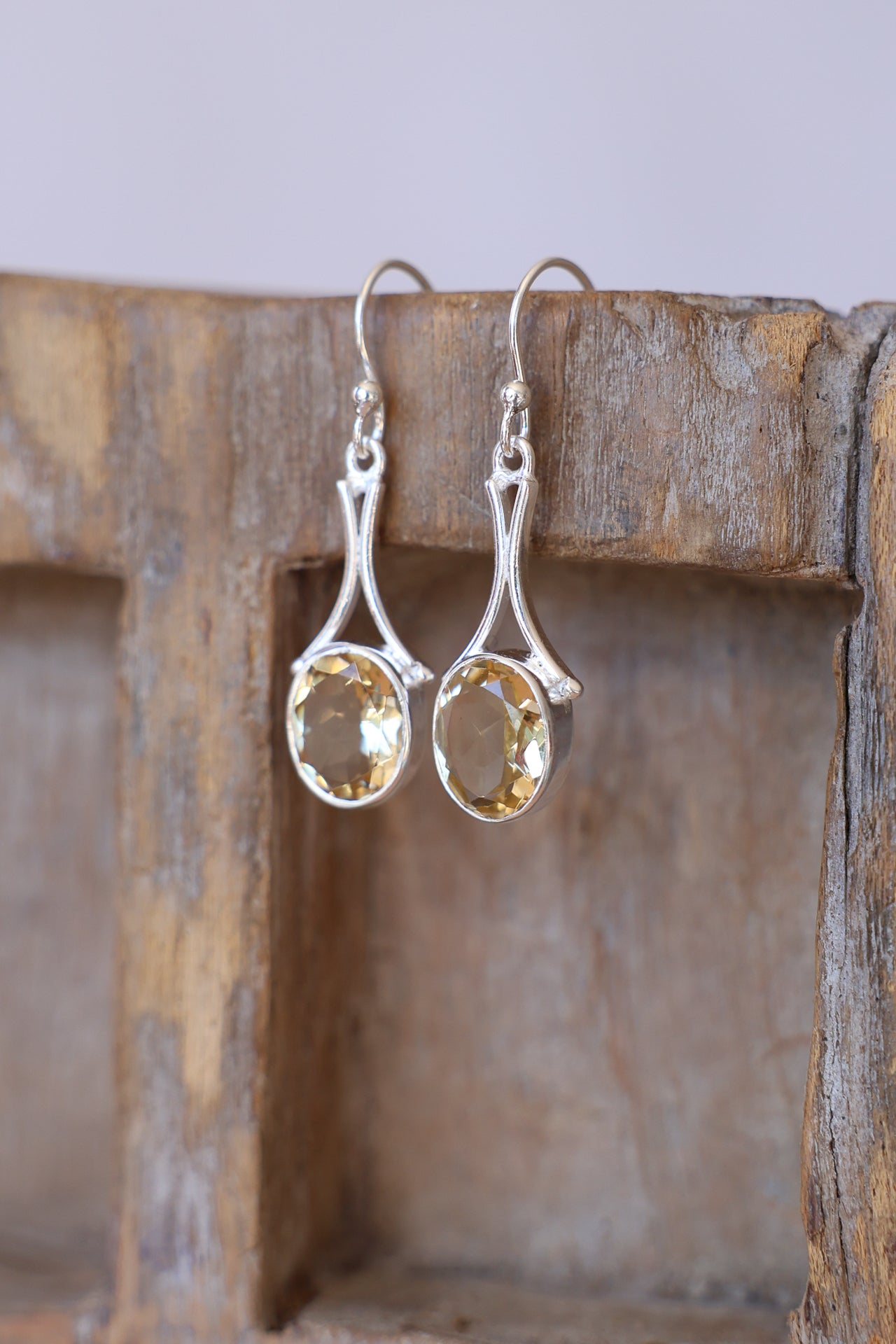 Felisa Citrine Drop Earrings