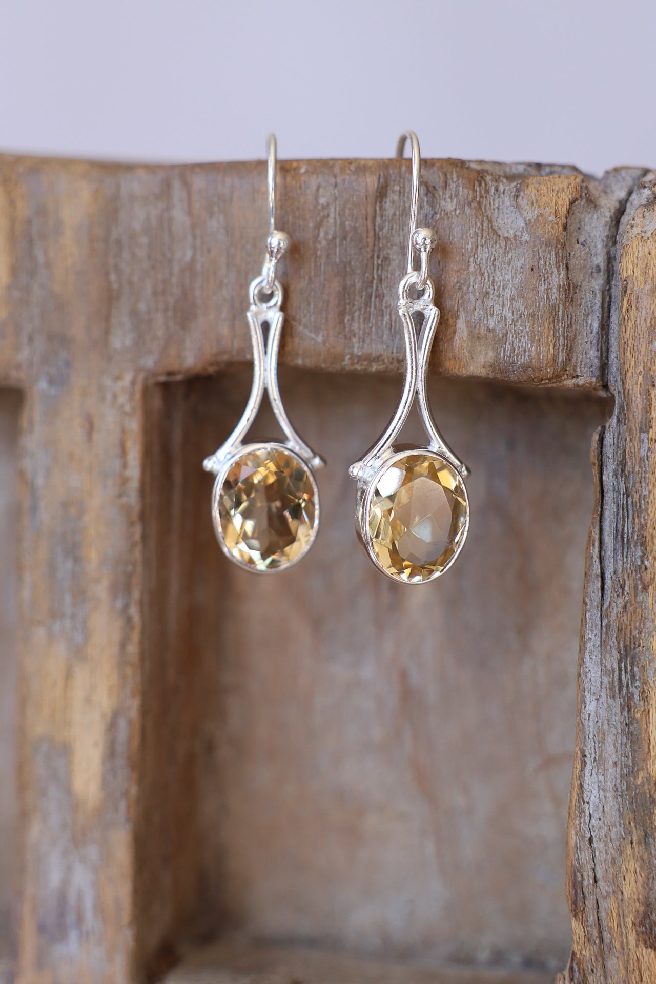 Felisa Citrine Drop Earrings
