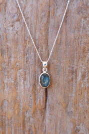 Labradorite Oval Pendant