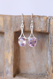 Felisa Amethyst Drop Earrings