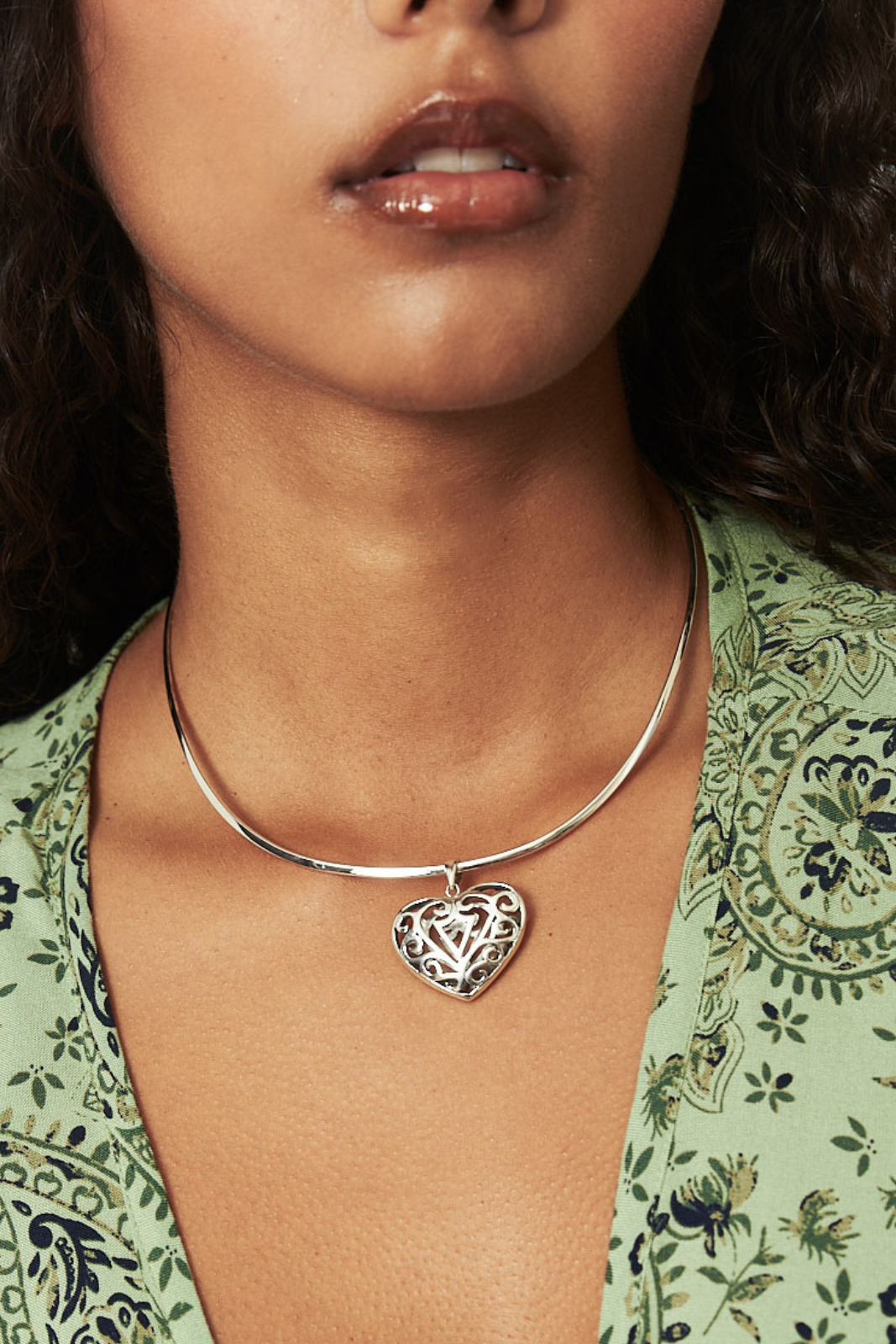 Decorative Heart Pendant Tree of Life