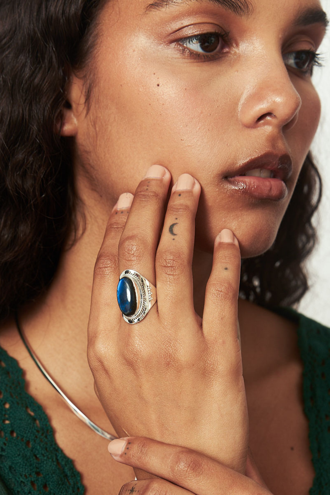 Large 2025 labradorite ring