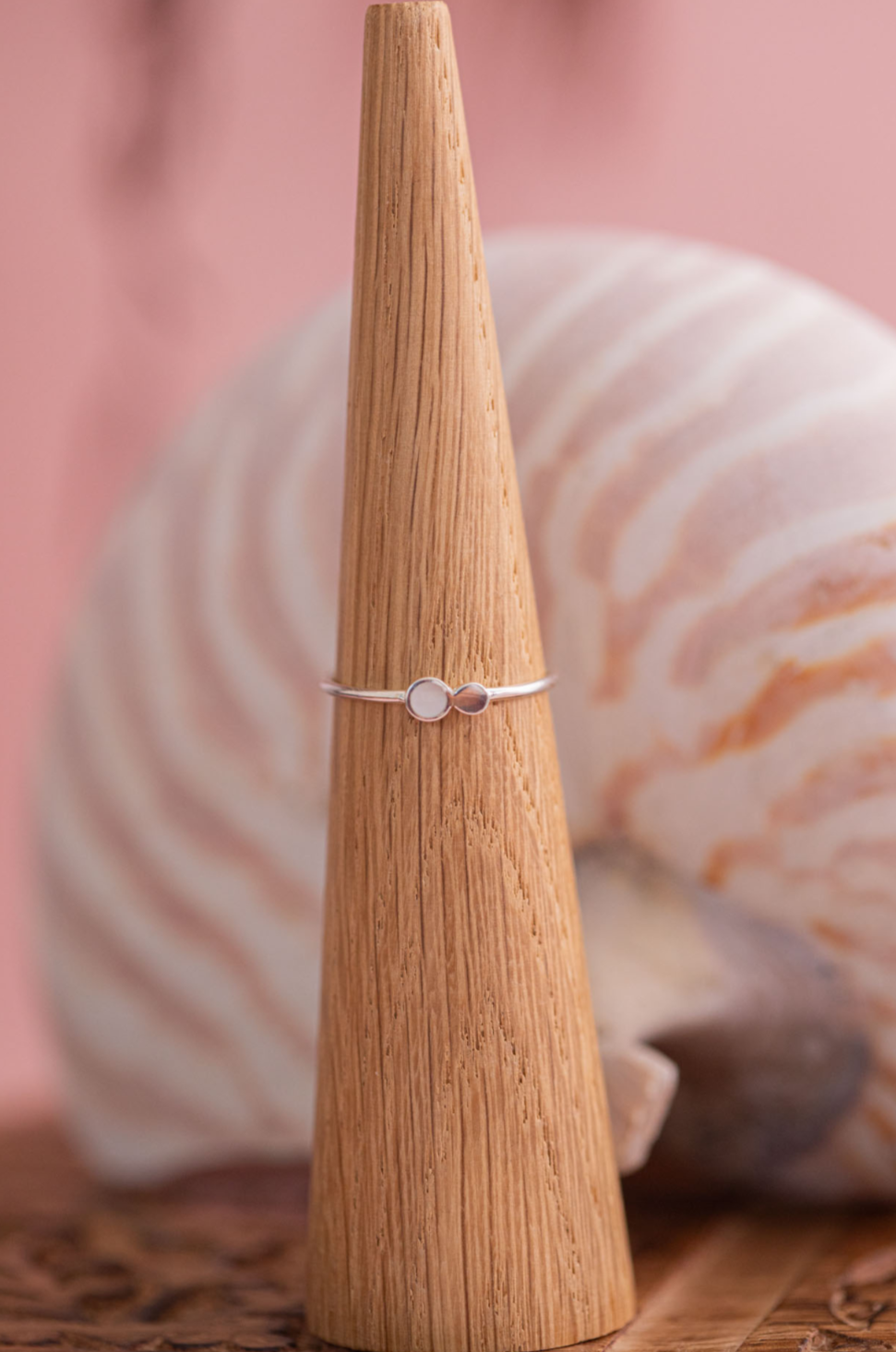 Duet Mother of Pearl Ring
