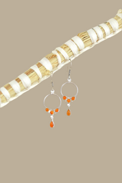 Carnelian Suki Earrings