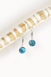 Irma Blue Copper Turquoise Earrings