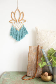 Blue Lotus Macrame Hanging