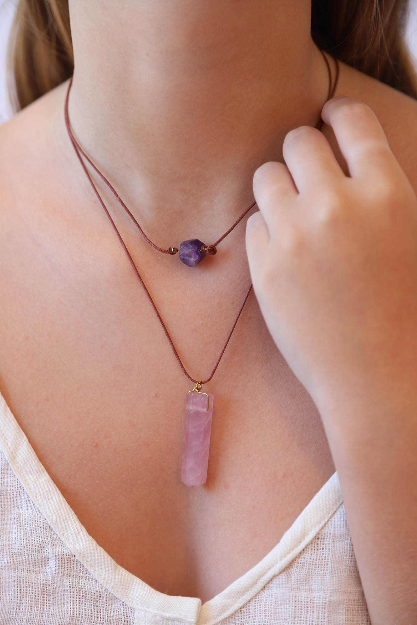 Rose Gold Necklace Momentum Necklace Lightbox Necklace Mystic Two