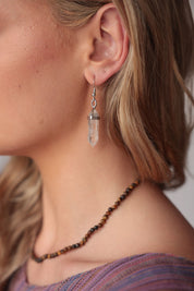 Clear Quartz Earrings