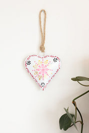 White Hanging Heart