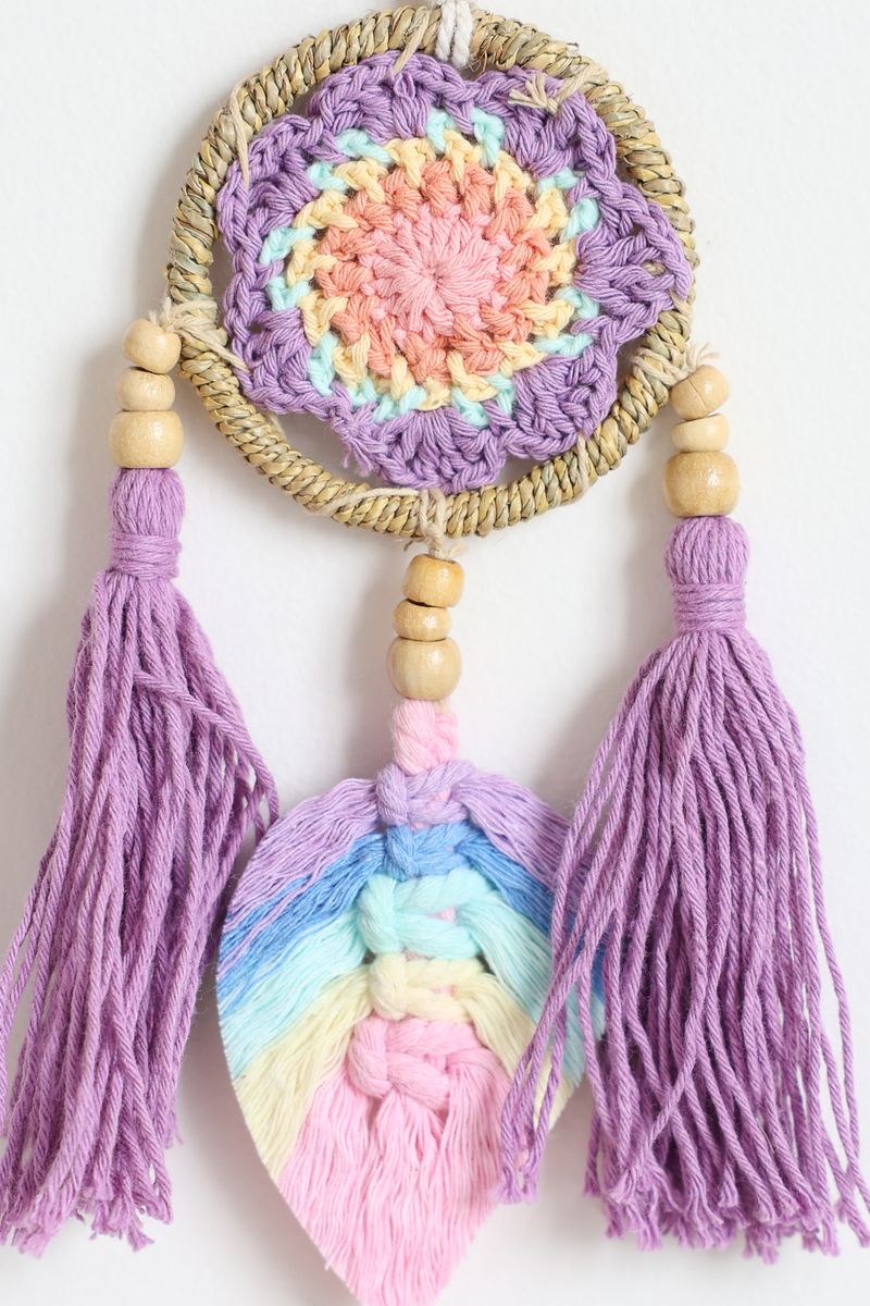Pastel Macrame Wall Hanging
