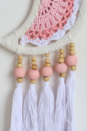 Pink Moon Tassel Wall Hanging